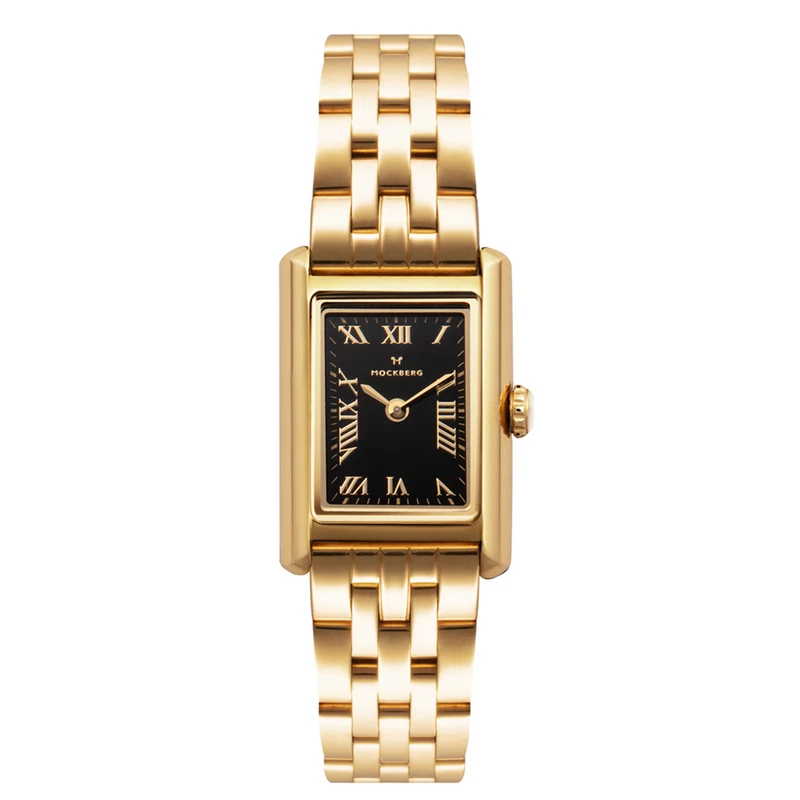 Mockberg Timeless Gold-coloured Noir Watch MO243