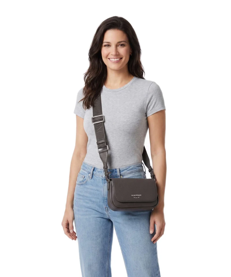 Emporio Armani Lilly Umhängetasche dark smoke/foliage