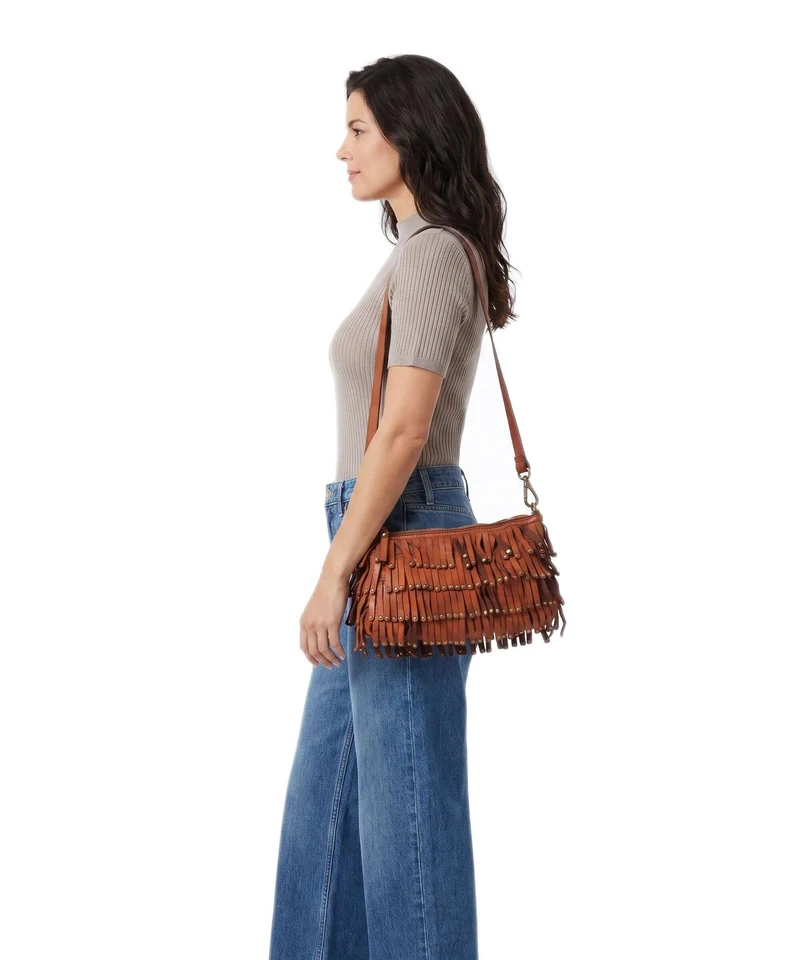 Campomaggi Schultertasche cognac