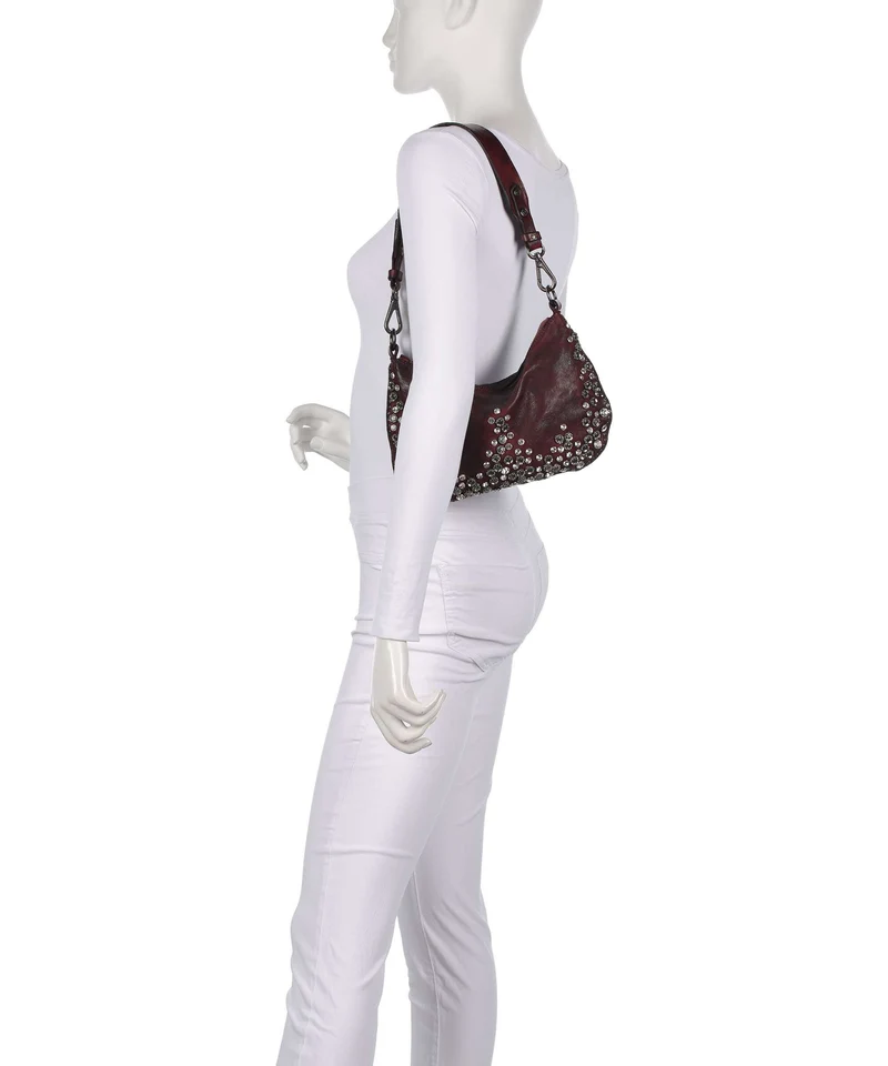 Campomaggi Schultertasche wine