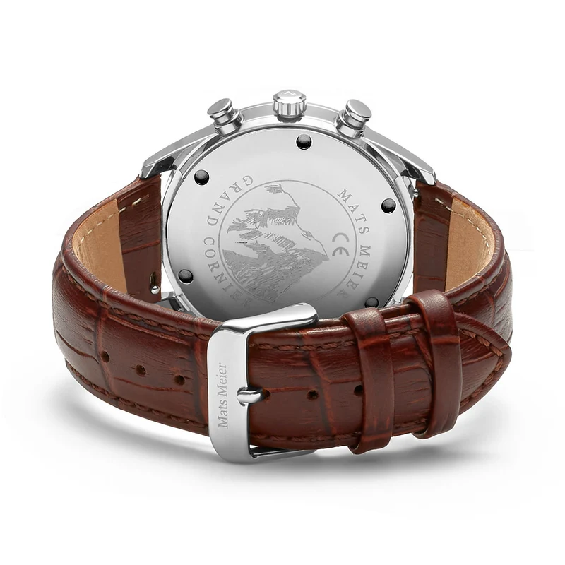 Mats Meier Grand Cornier herren Uhr Braun MM00105