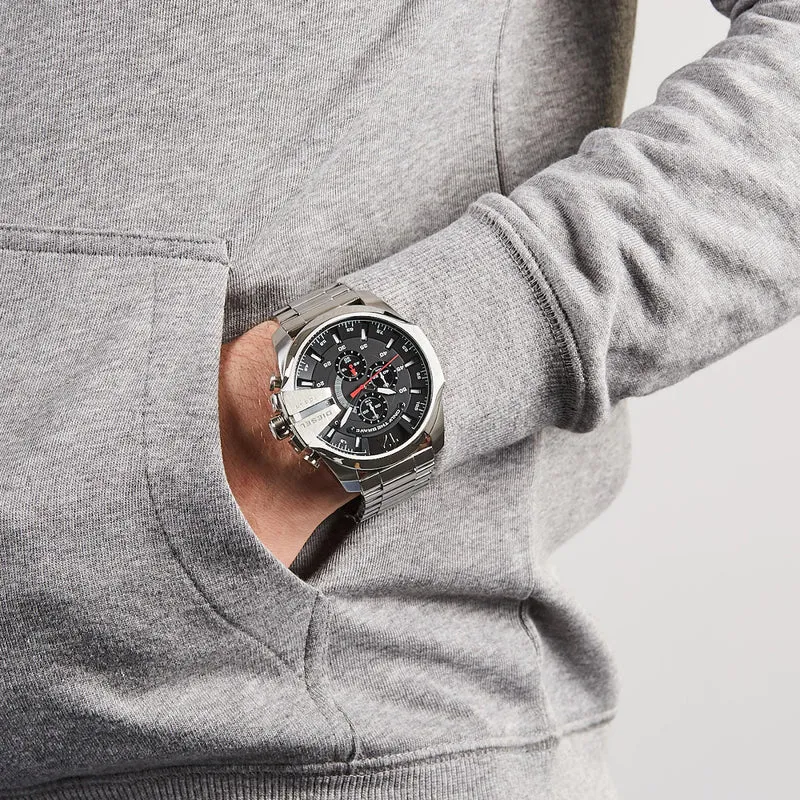 Diesel Mega Chief herren Uhr Silber DZ4308