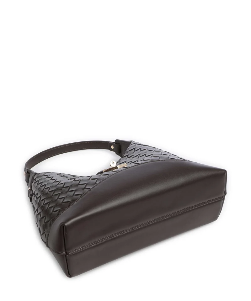 Dune London Dorset Schultertasche dark brown