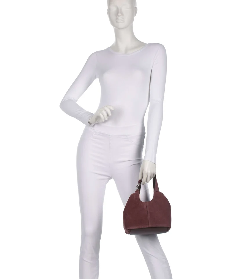 Coccinelle C-Easy Suede Handtasche berry