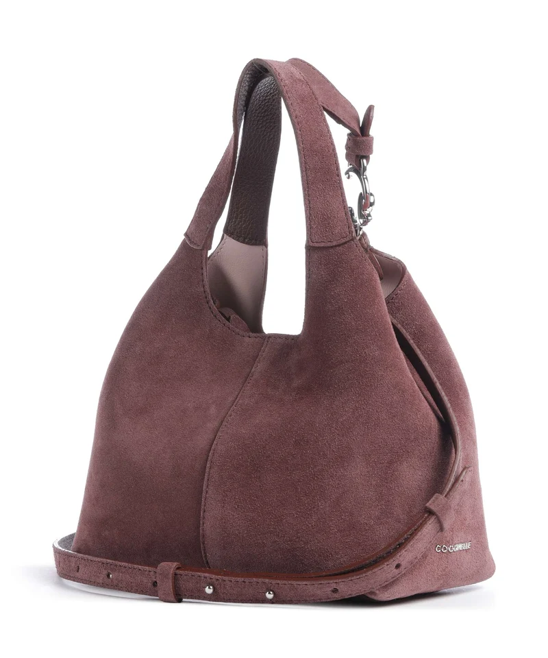 Coccinelle C-Easy Suede Handtasche berry