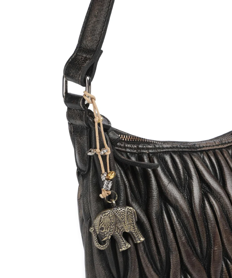 Anokhi Schultertasche vintage braun