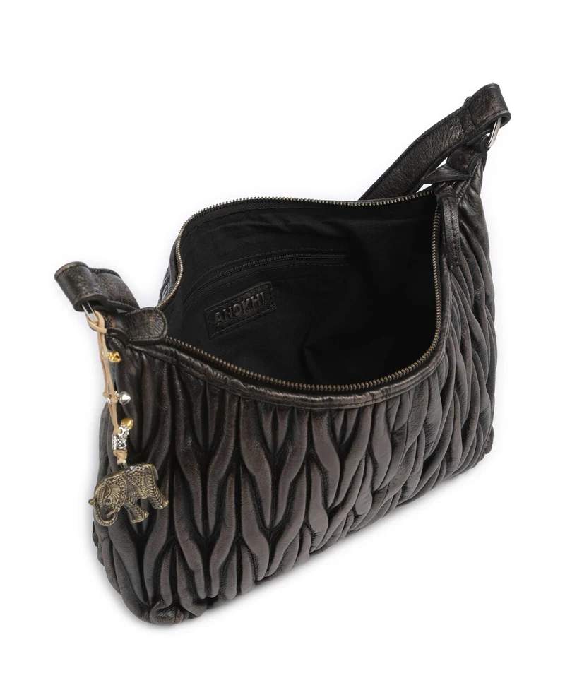 Anokhi Schultertasche vintage braun