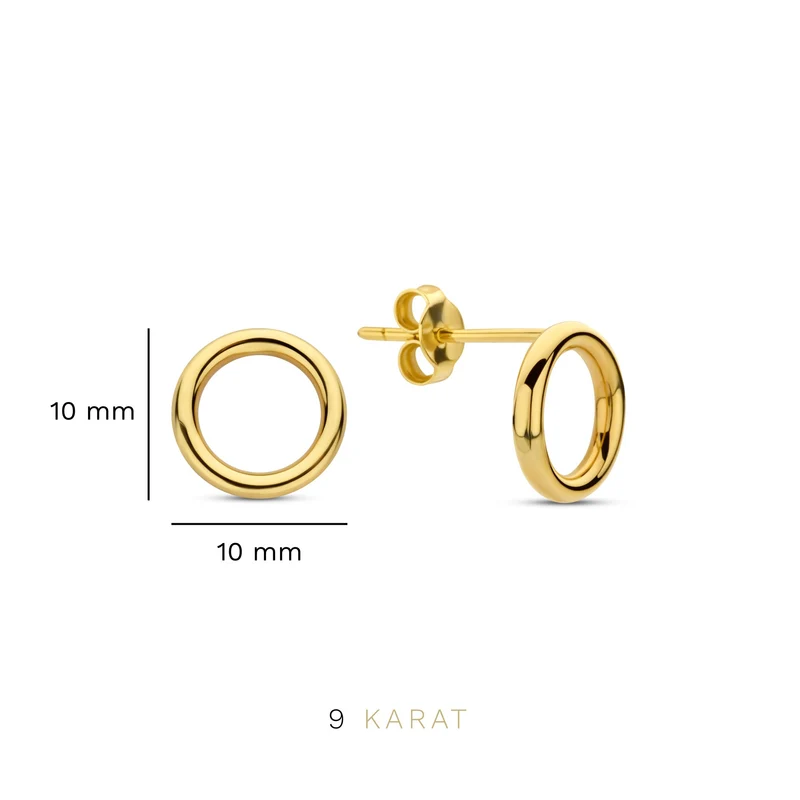 Beloro Jewels La Rinascente damen Ohrknöpfe Gold BO360040