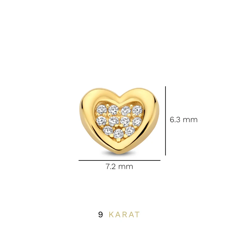 Beloro Jewels Monte Napoleone damen Ohrknöpfe 375 Gold BO360062