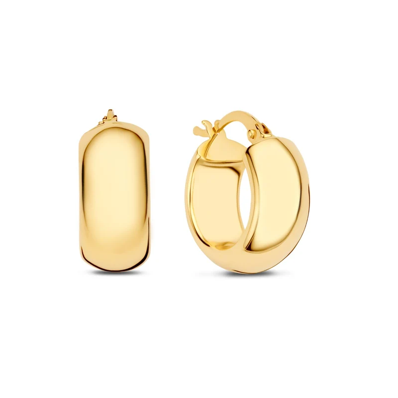 Beloro Jewels Della Spiga Susana 9 karat gold hoop earring (10 mm) BO360099