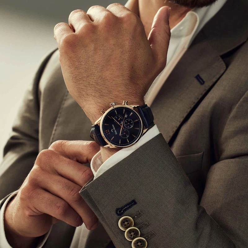 Mats Meier Grand Cornier herren Uhr Blau MM00123