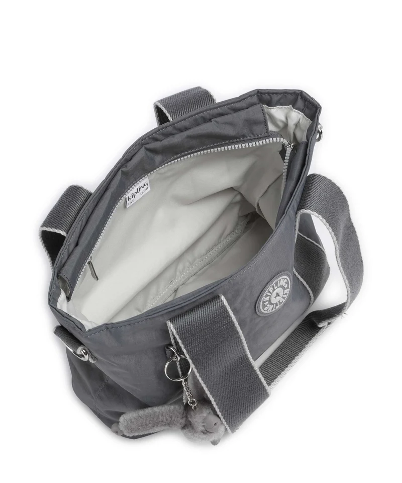 Kipling Basic Minta M Up Schultertasche moonlit grey
