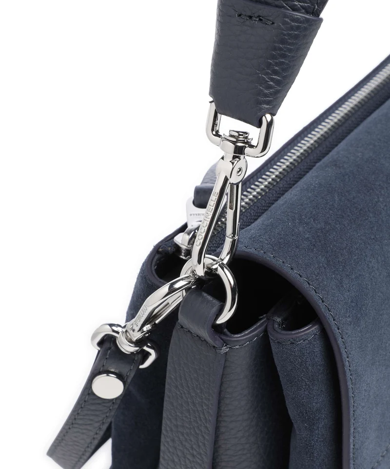Coccinelle Boheme Suede Schultertasche midnight blue
