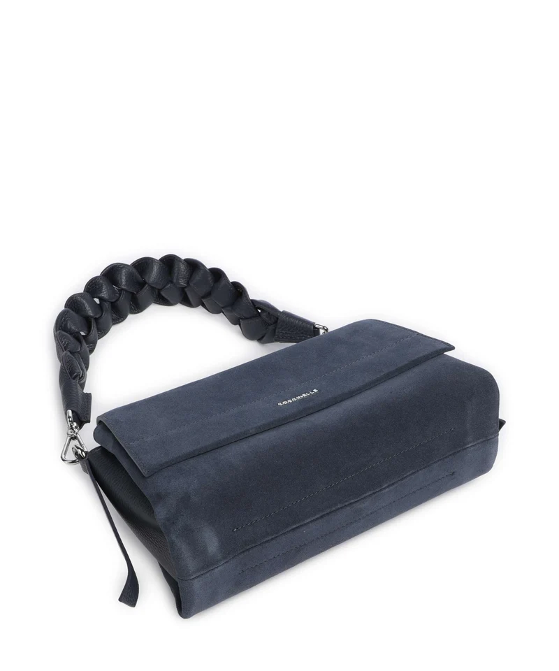 Coccinelle Boheme Suede Schultertasche midnight blue