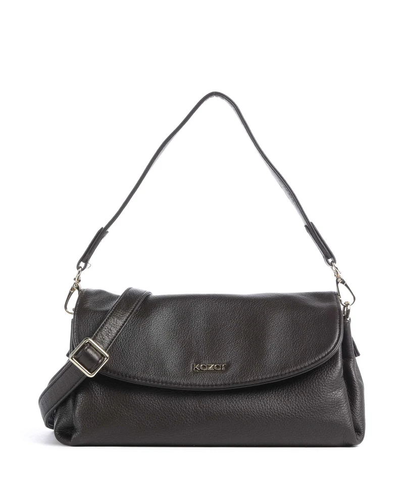 Kazar Astre Schultertasche dark brown