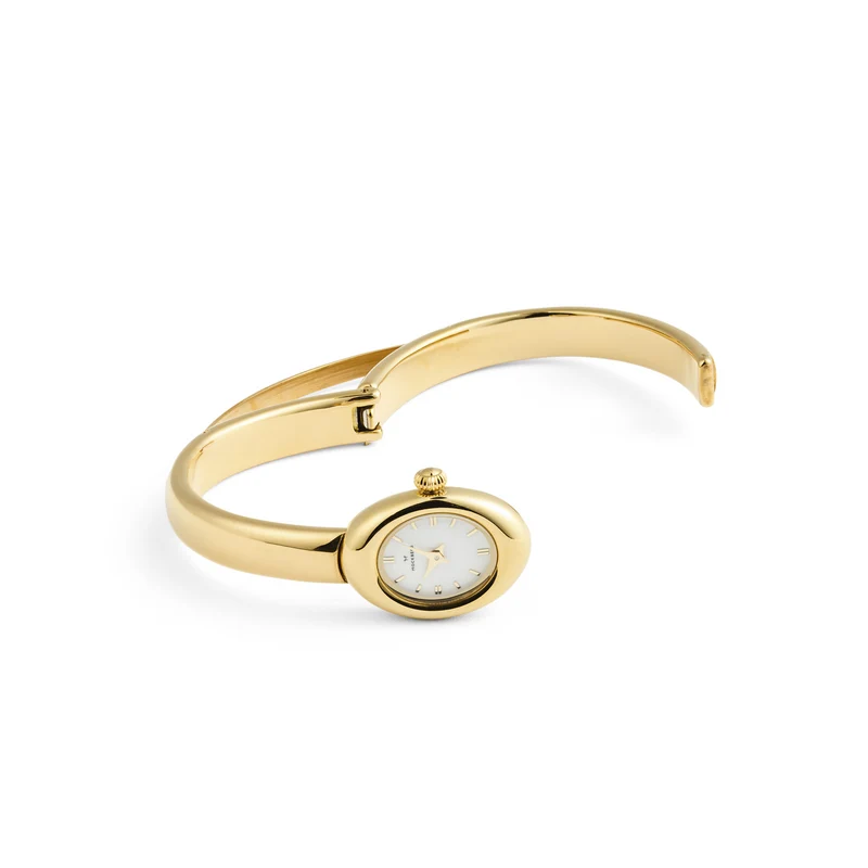 Mockberg Belle Oval Petite Gold Small Bangle Women's Watch MB1769