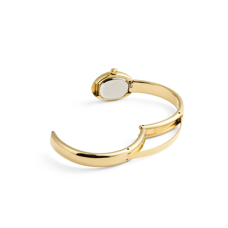 Mockberg Belle Oval Petite Gold Small Bangle Women's Watch MB1769