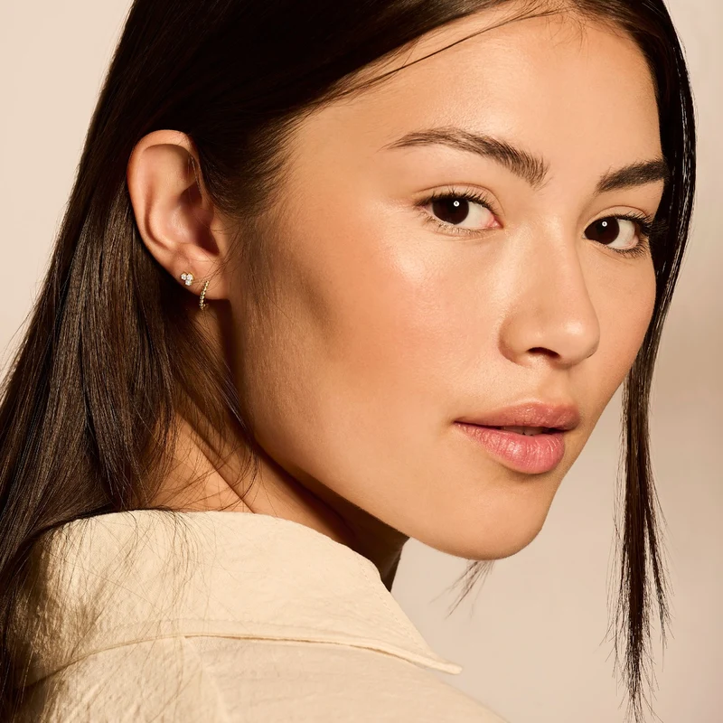 Blush damen Ohrknöpfe Gold 7197YZI