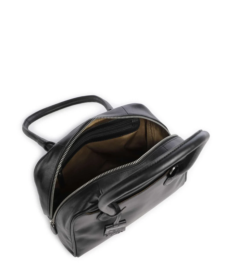 Burkely Ledger Schultertasche black