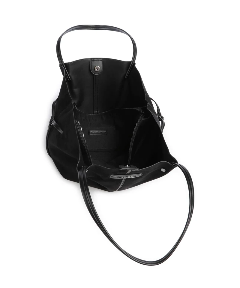 Karl Lagerfeld K/Pierced Medium Shopper black gunmetal
