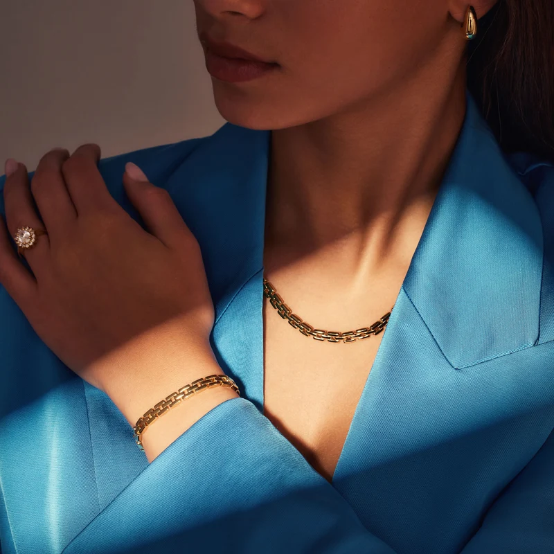 Parte Di Me Bibbiena Poppi damen Kette 585 Vergoldung PDM34090