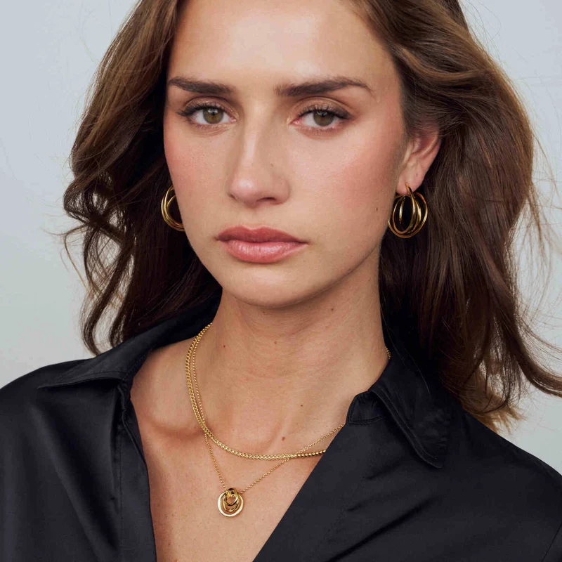 Sif Jakobs Gold Plated Muro Necklace SJ-N2754-YG