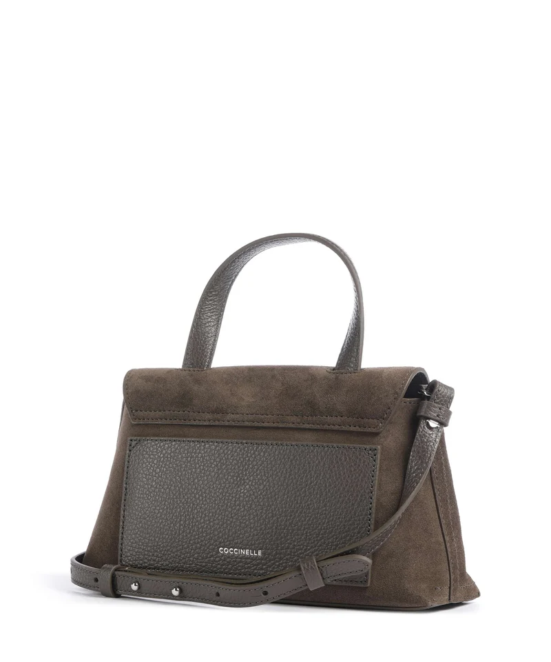 Coccinelle Nikla Suede Handtasche fango