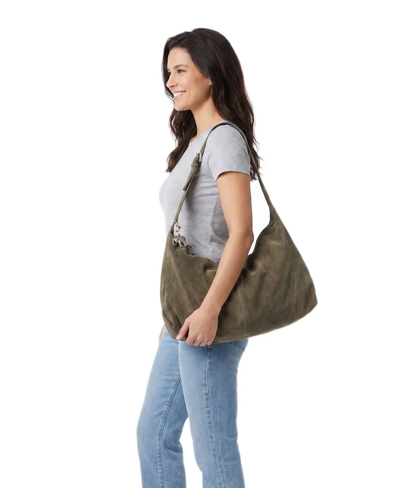 Anokhi Beuteltasche olive