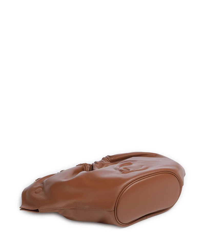 Coccinelle Smash Beuteltasche cognac
