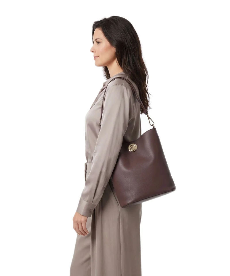 Coccinelle Nikla Bucket Handtasche berry/winter rose