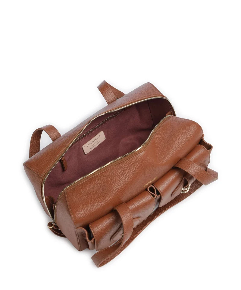 Coccinelle Mavery Schultertasche cognac
