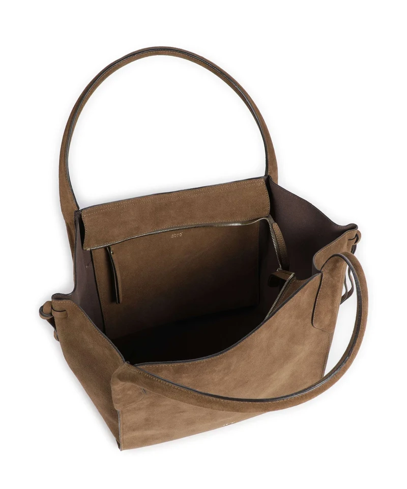 Abro Suede Vibe Big Shopper khaki