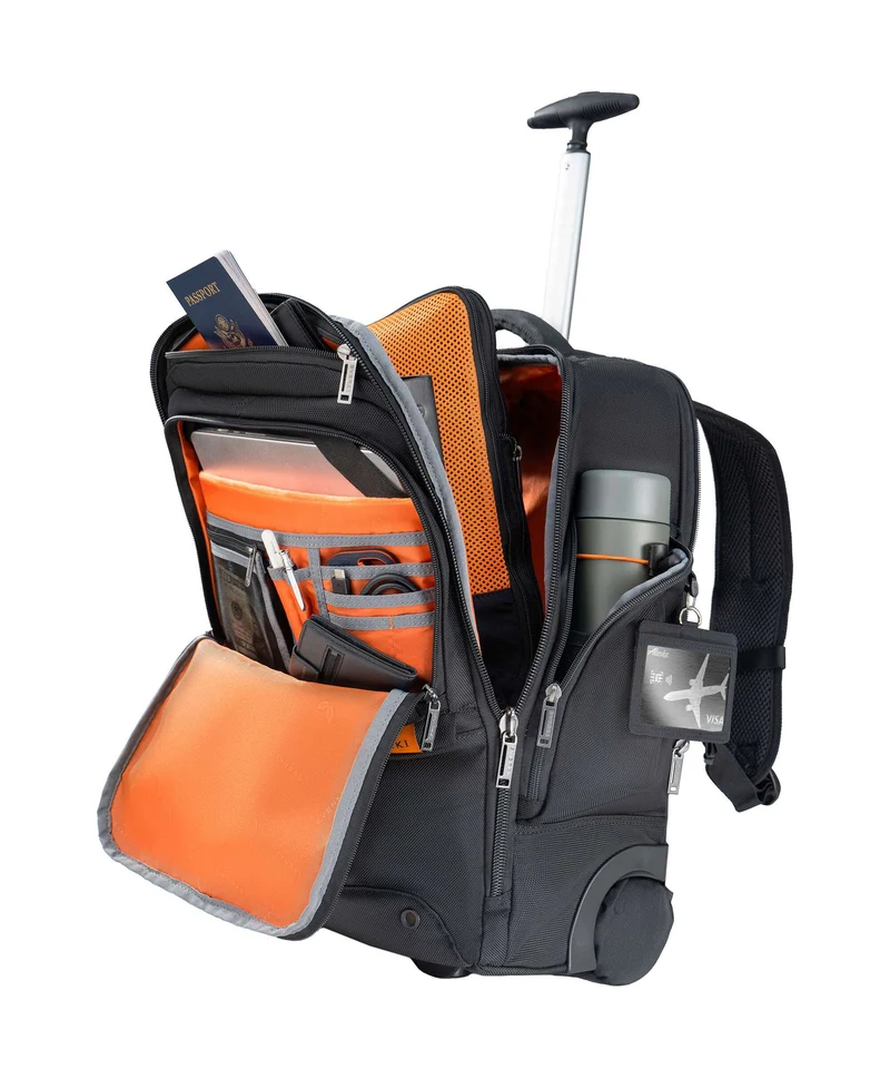 Everki Wheeled Rucksack-Trolley schwarz
