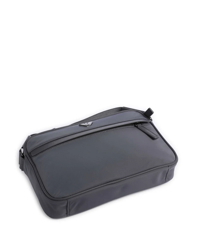 Emporio Armani Nylon Recycled Umhängetasche grey