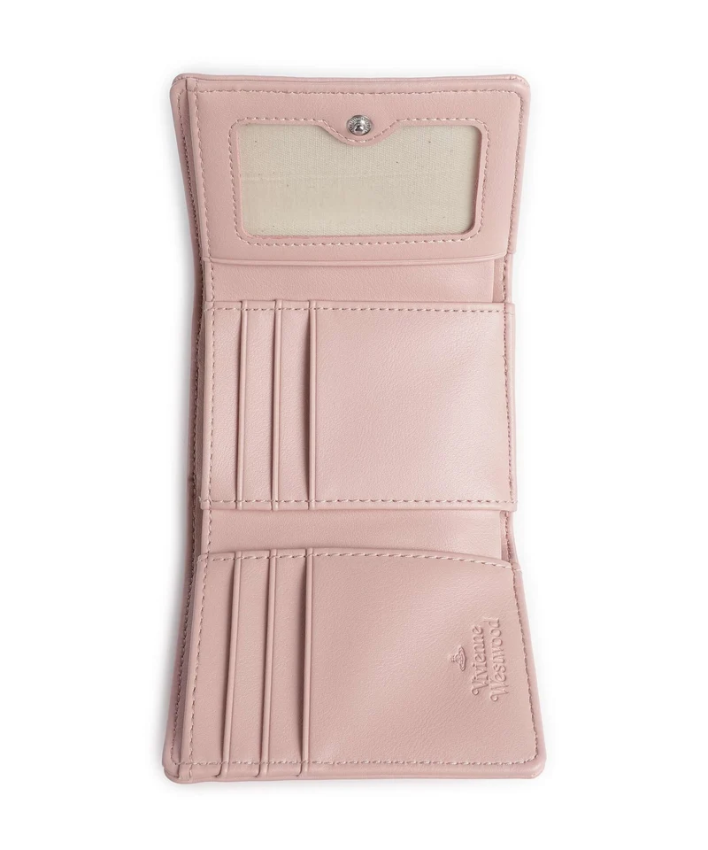 Vivienne Westwood Frame Smooth Small Geldbörse pastel pink