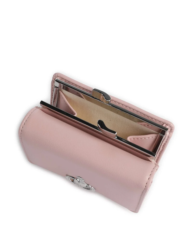 Vivienne Westwood Frame Smooth Small Geldbörse pastel pink