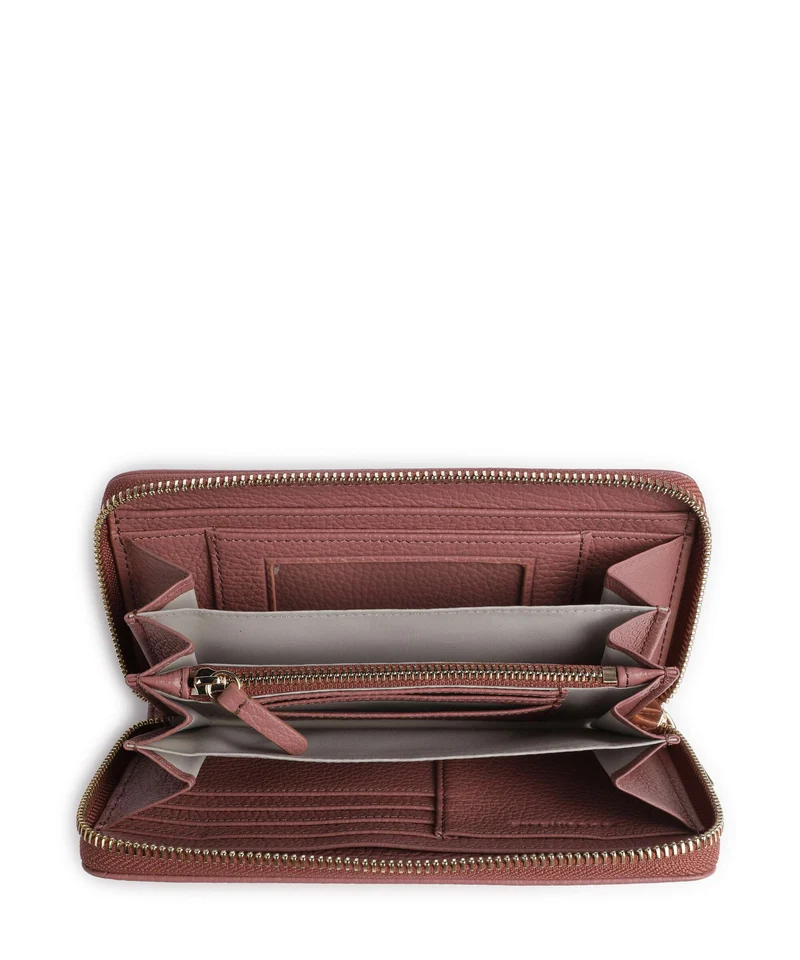 Coccinelle Metallic Soft Geldbörse winter rose