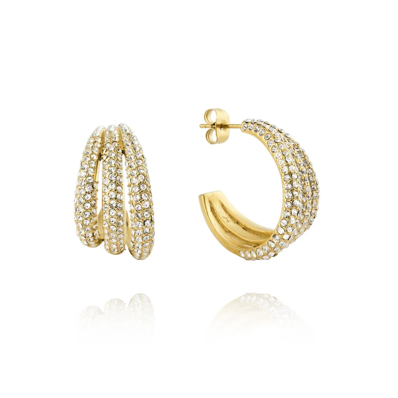 Mockberg Kenza Gold Plated Aurelia Earrings MB1849