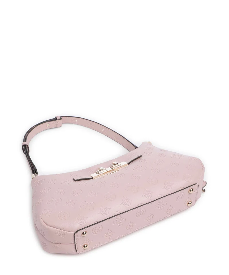 Guess Carmella Schultertasche light pink logo