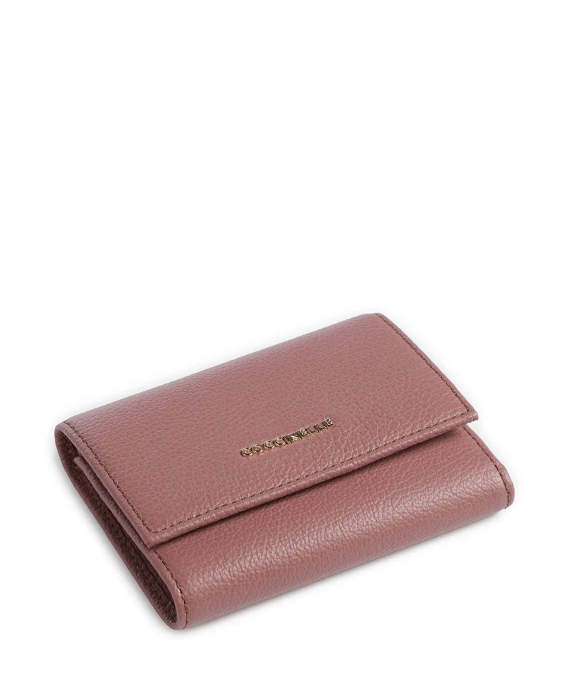 Coccinelle Metallic Soft Geldbörse winter rose