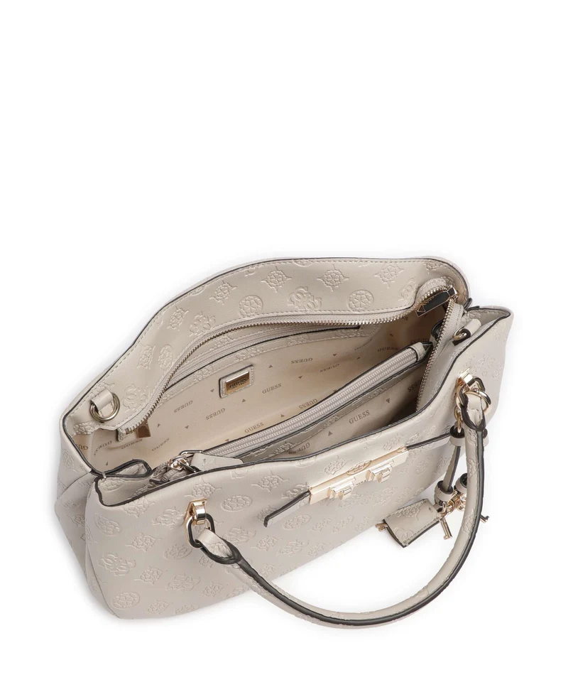 Guess Carmella Handtasche bone logo
