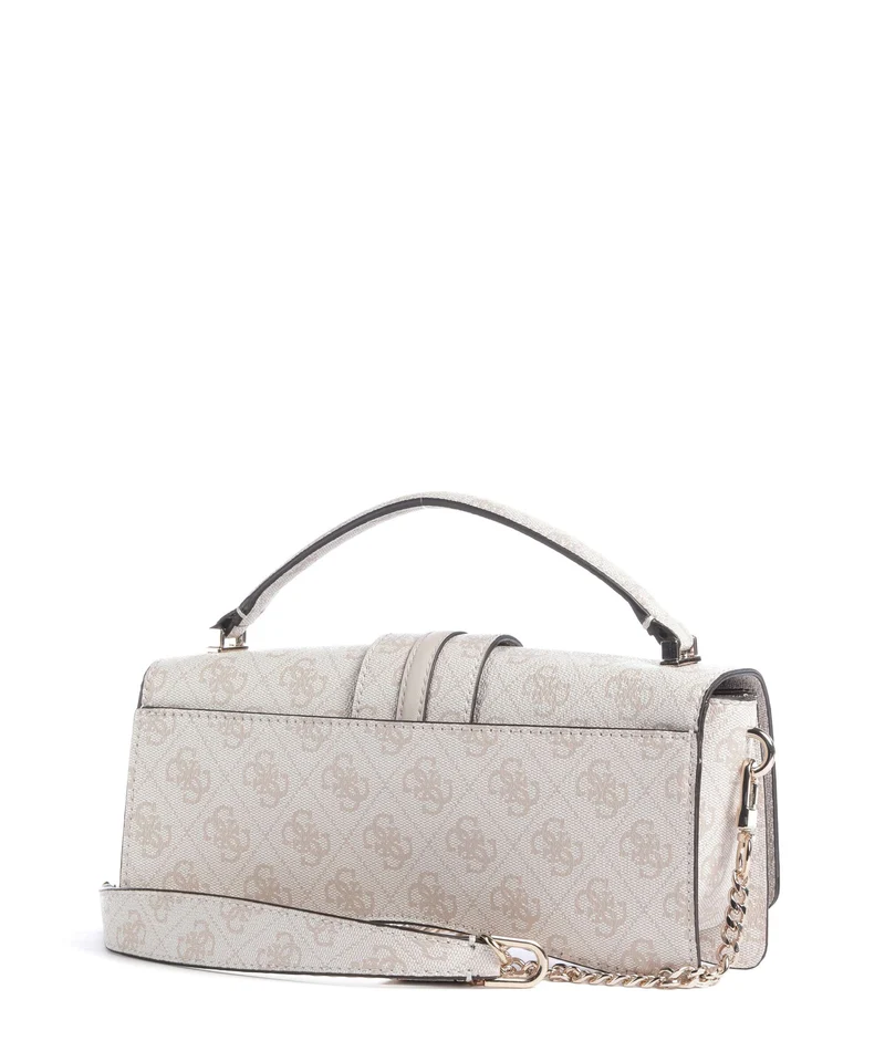 Guess Yvonne Logo Mini Handtasche stone logo