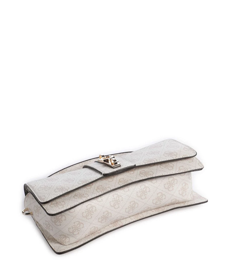 Guess Yvonne Logo Mini Handtasche stone logo