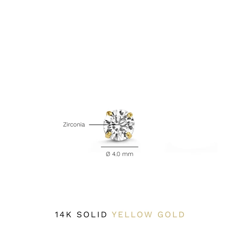 Isabel Bernard Le Marais Lourdes 14 Karat | Gold Ohrstecker IB360199