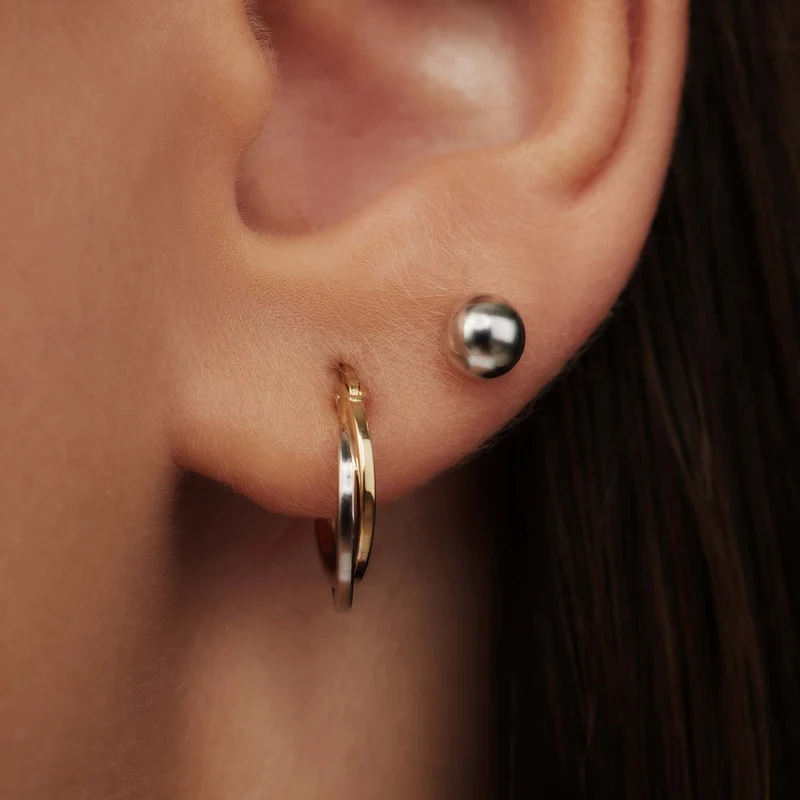Isabel Bernard Saint Germain Finou 14 Karat | Weißgold Ohrstecker IB360204