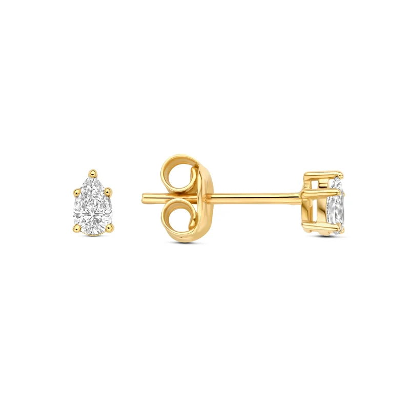 Isabel Bernard De la Paix Eloise 14 karat gold ear stud with diamond 0.2 carat IBD360036