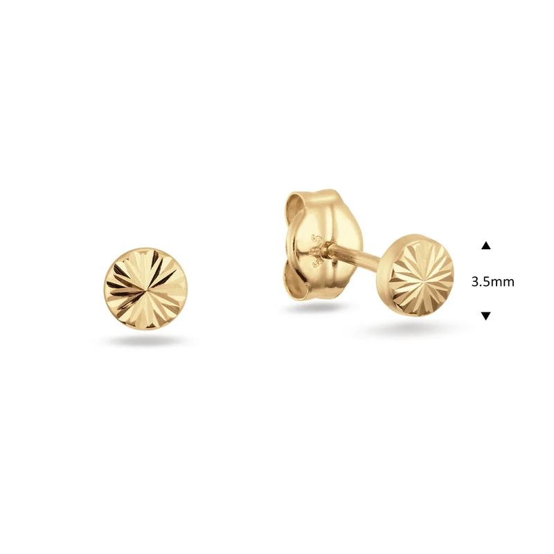 Jackie Gold Soleil Ohrstecker Aus 14 Karat Gold 585 JKE25.523