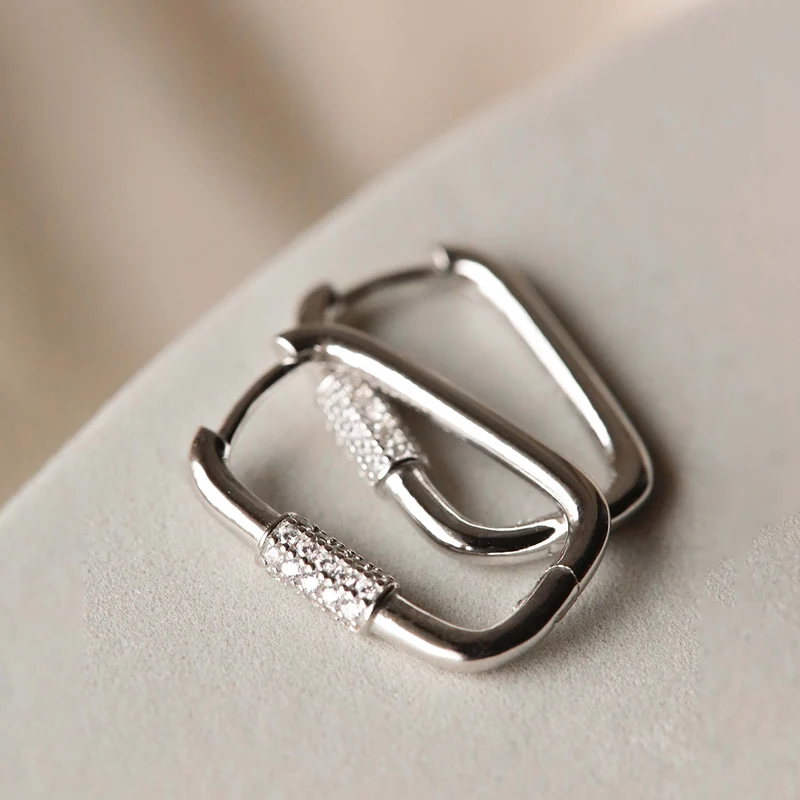 Karma damen Creolen Silber H61S