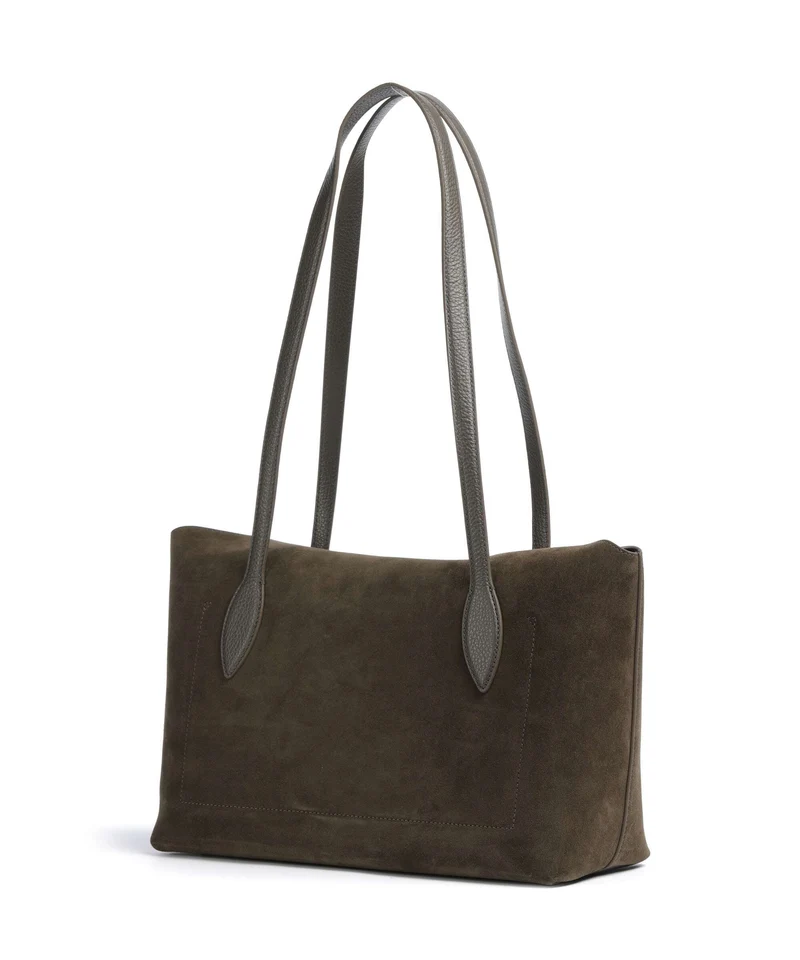 Coccinelle Thess Suede Shopper fango