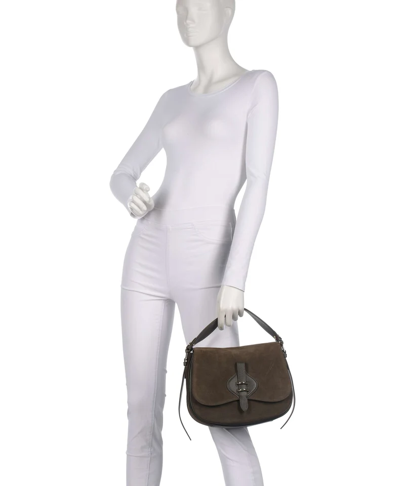 Coccinelle Mavery Suede Handtasche fango